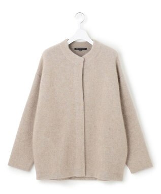 23区 S 【見上愛さん着用】ラクーンブレンドダブルフェイス ニット アウター ベージュ系