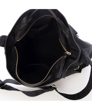 UNBILLION ペルケ perche / ベンダイルコットンスコッチガードプリーツショルダー ブラック