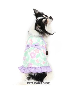 犬服 犬 服 ペットパラダイス クール 接触冷感 虫よけ ボタニカル キャミソール 紫 小型犬 超小型犬 小型犬 ひんやり 夏 涼感 冷却 吸水速乾 クールマックス Pet Paradise ファッション通販 公式通販 オンワード クローゼット