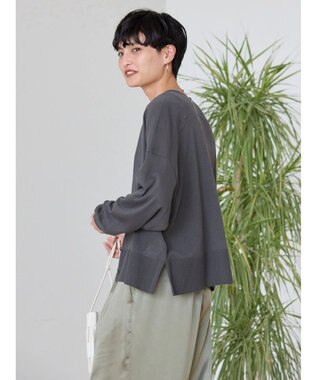 AMERICAN HOLIC ＵＶカットショートニットカーディガン Charcoal Gray