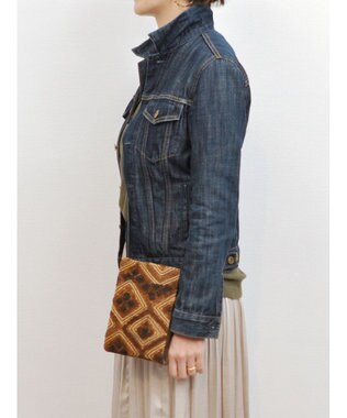 UNBILLION perche クバ布×姫路レザーミニショルダー