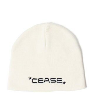 WEGO 【ユニセックス】CEASEロゴシングルニットワッチ オフホワイト