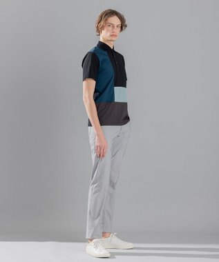 JOSEPH HOMME カラーコットンブロック ポロシャツ ブラック系3