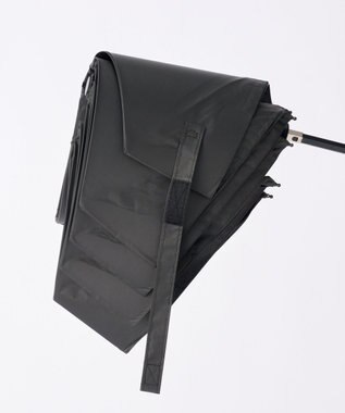 MOONBAT 【3秒で折りたためる日傘/自動開閉】 遮光100% 晴雨兼用 折りたたみ傘 ウラワザ ブラック