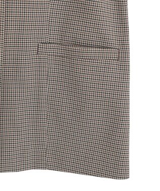 Green Parks ノースリーブチェックジレ Brown