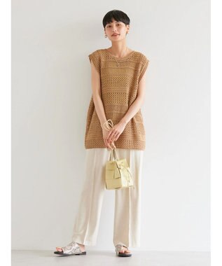 AMERICAN HOLIC リネンブレンドワイドイージーパンツ Light Beige