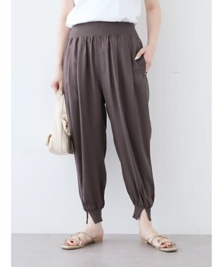 Green Parks ・ｆｕｒｒｙ　ｒａｔｅ　リブキリカエジョガーパンツ