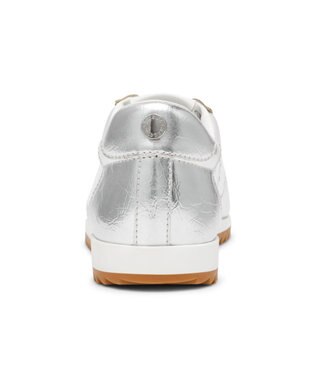 STEVE MADDEN MIRAGE-SM-PU メタリッククラッシュスニーカー シルバー