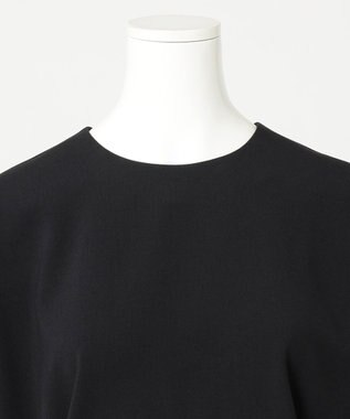 23区 【R(アール)】ダブルクロス ベルテッドブラウス ブラック系