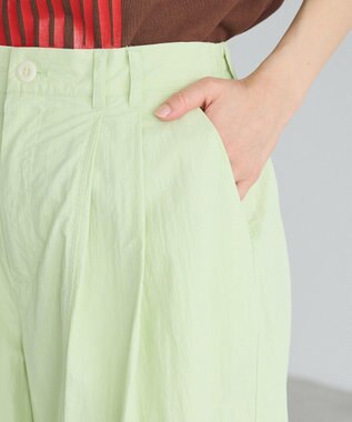 CRAFT STANDARD BOUTIQUE コットンナイロンカーブパンツ Light Green