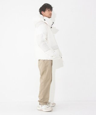 KWD 【日本製/高品質ダウン】BOX DOWN JACKET ダウンジャケット ホワイト