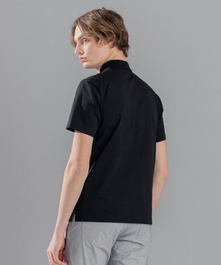 JOSEPH HOMME カラーコットンブロック ポロシャツ ブラック系3