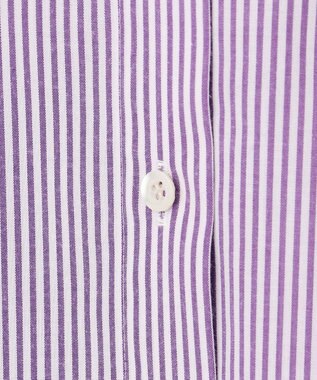 組曲 S 【加藤ローサさん着用】コットンタッチシャーティングボウタイ付き シャツ パープル系1