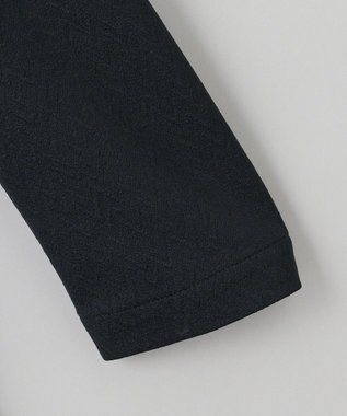 GOTAIRIKU 【通気性/ストレッチ/洗える】エアレースジャケット_ヘリンボーン柄 ブラックヘリンボーン柄