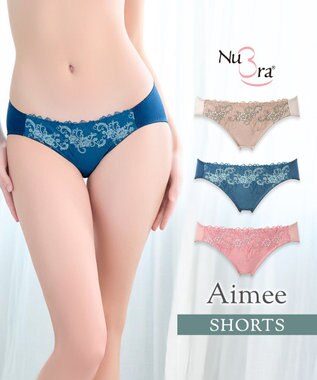 BRADELIS New York 【NuBra】エメ ショーツ  デザインヌーブラ ブルー