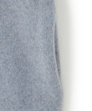 23区 S 【見上愛さん着用】ラクーンブレンドダブルフェイス ニット アウター スカイブルー系