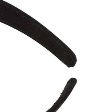 Maison de FLEUR グログランリボンカチューシャ Black