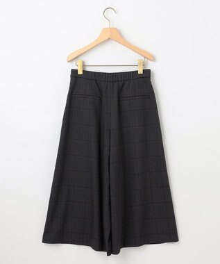 組曲 ハンサムツイルキュロット パンツ チャコールチェック系3