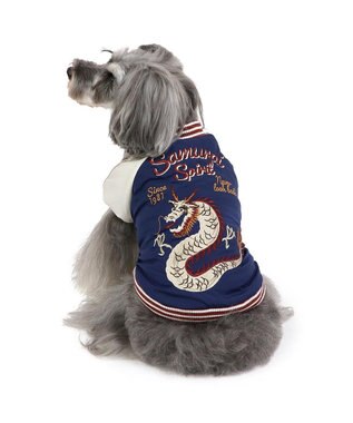 PET PARADISE ペットパラダイス 遠赤外線 スカジャン 《龍》 小型犬 -