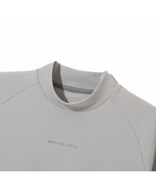 ZERO HALLIBURTON 【吸水速乾・抗菌防臭】 モックネックTシャツ ZHG-M5S5a 82949 シルバーグレー