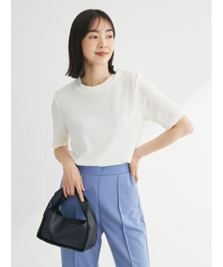 Green Parks プリーツ５分袖プルオーバー Light Green