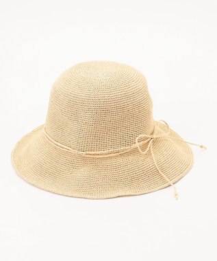 ANY ラフィア風ペーパーハット ナチュラル