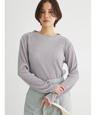 Green Parks ミニプリーツプルオーバー Light Gray