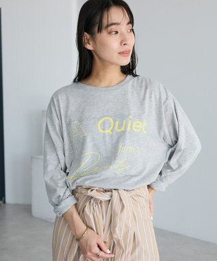 CRAFT STANDARD BOUTIQUE ロゴプリントロンTee Gray