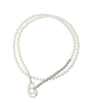 Green Parks ｅｖｅｒｙ　ｗａｌｋ．３ＷＡＹパールスマホショルダー Silver