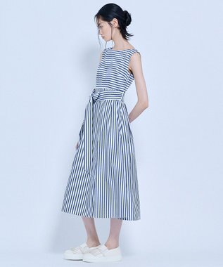 TOCCA 【星風まどかさん着用】STRIPE PARASOL ドレス ネイビー系5