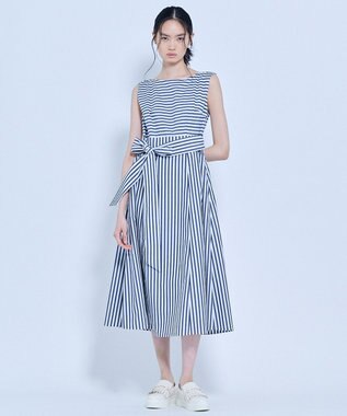 TOCCA 【星風まどかさん着用】STRIPE PARASOL ドレス ネイビー系5