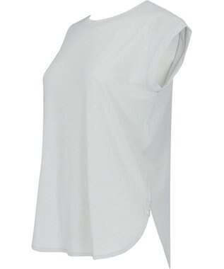 CW-X 【WOMEN】 CW-X Ｔシャツ 梨地素材 薄手 シアー感 スポーツウェア ノースリーブ レディース DLY123 /ワコール グレー
