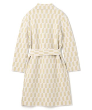 JOSEPH アルコーブ　インターシャ　ニットコート Pale Olive/Ivory