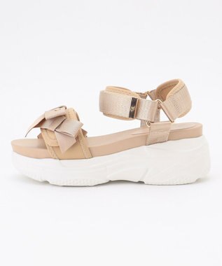 TOCCA RIBBON  SPORTS SANDALS サンダル ベージュ系