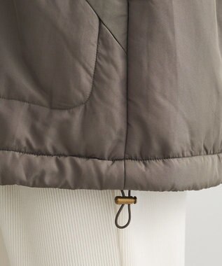 Green Parks ・ｓｗｉｎｇ　ｂｙ　中綿スタンドカラーミリタリーコー Khaki