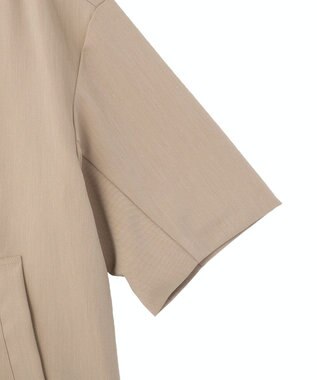 CRAFT STANDARD BOUTIQUE 半袖ダブルテーラードセットアップ Beige