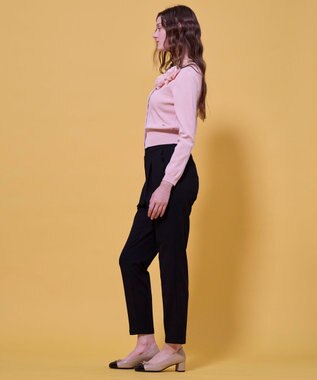 TOCCA GLOW CORSAGE KNIT ニットカーディガン ピンク系