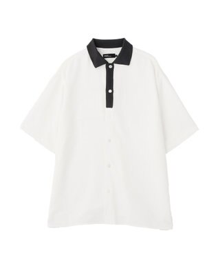 CRAFT STANDARD BOUTIQUE 【クールドライ】バイカラーニット衿ポロシャツ