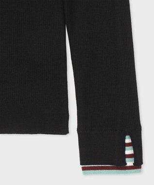 Paul Smith ハイゲージ タートルネック ニット ブラック