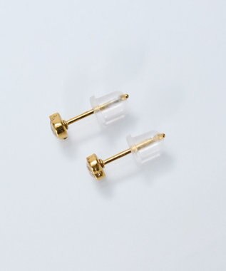 Phoebe 【金属アレルギー対応】ジュエルハートピアス　ゴールド/サージカルステンレス ゴールド