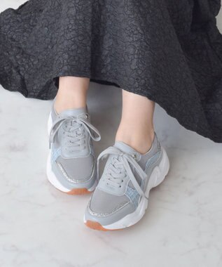 Bridget Birkin 【Bridget Birkin】ラメツイードコンビスニーカー