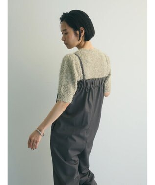 Green Parks ａ．ラメシャギーニットプルオーバー Beige