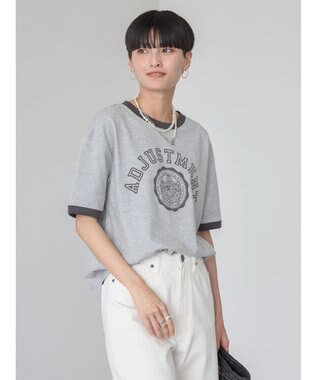 AMERICAN HOLIC リンガーロゴプルオーバー2 Gray Mixture