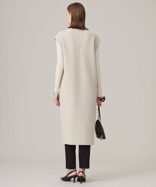 ICB 【洗える】コットンシェニール ジレワンピース トープ系