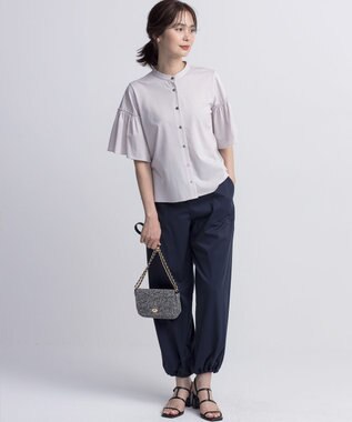 組曲 フラップミニショルダー バッグ ブラック系