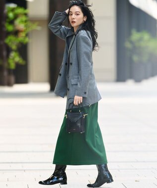 23区 【VERY掲載】エンボス ミニ ショルダーバッグ ブラック系