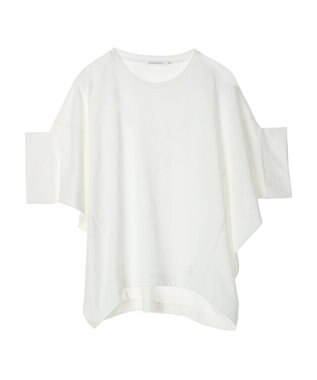 AMERICAN HOLIC ドルマン変形カットプルオーバー Off White