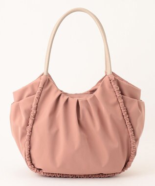 Y'SACCS 【Y’SACCS vous et】シャーリングトート ピンクベージュ