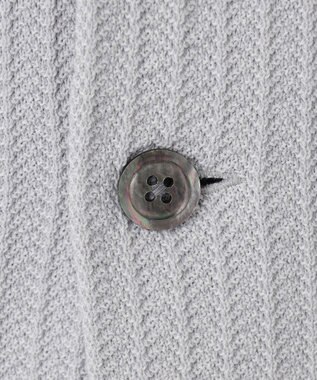 JOSEPH ABBOUD 【キングサイズ・洗える】JOE COTTON使用 ニットジャケット ライトグレー系