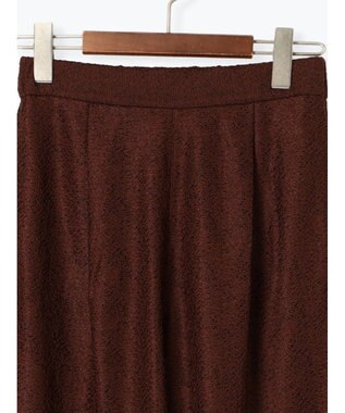 Te chichi クレープメッシュストレートパンツ（セットアップ可） ブラウン